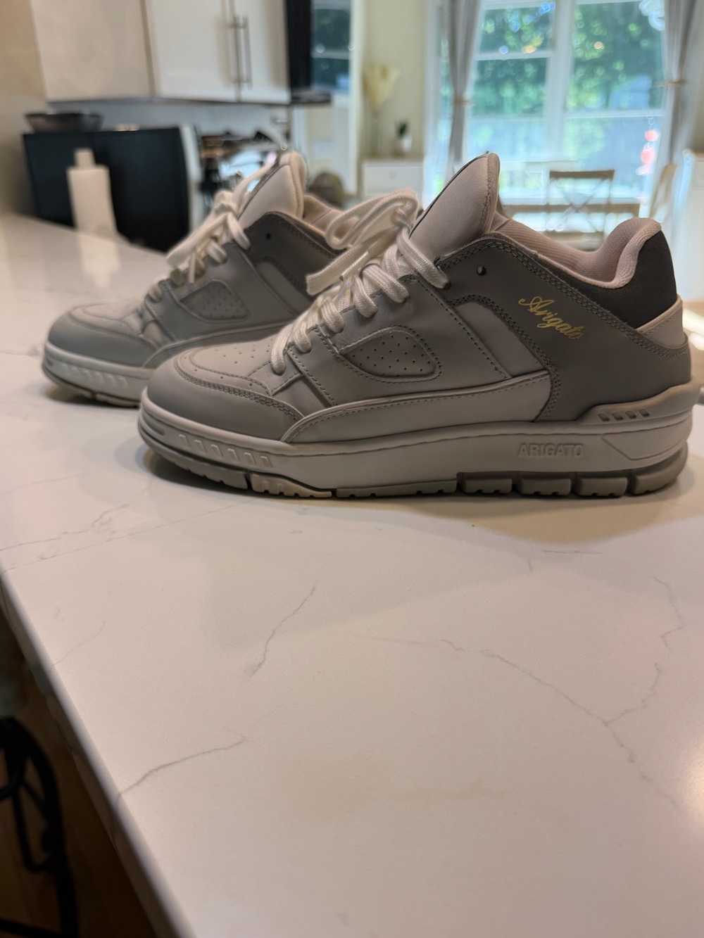 Axel Arigato Area Lo Leather Sneakers